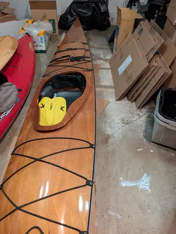 Kayak garage kept